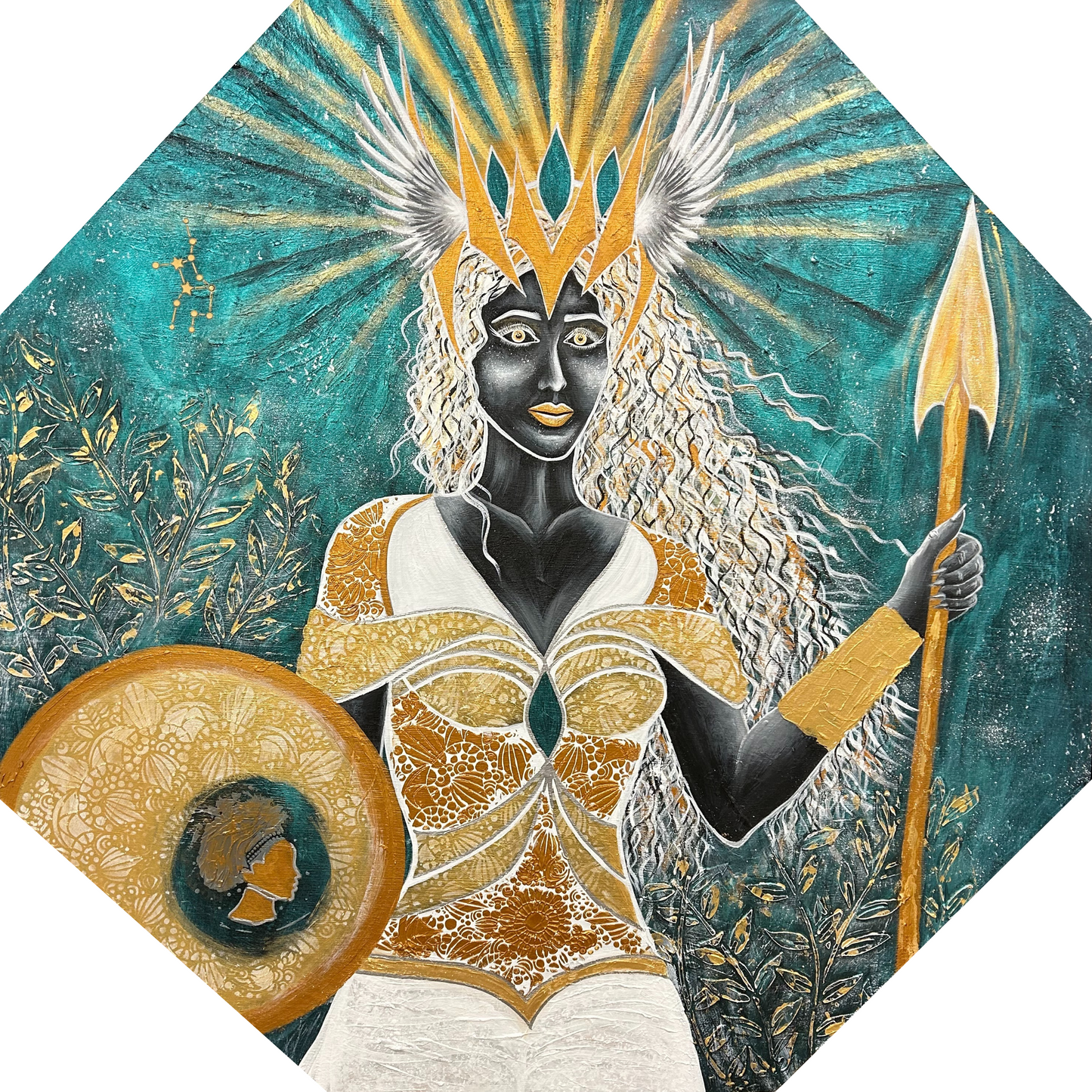 Déesse Athéna, signe astrologique Vierge