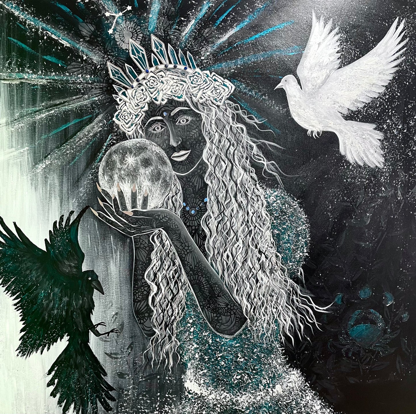 Déesse Séléné, signe astrologique Cancer