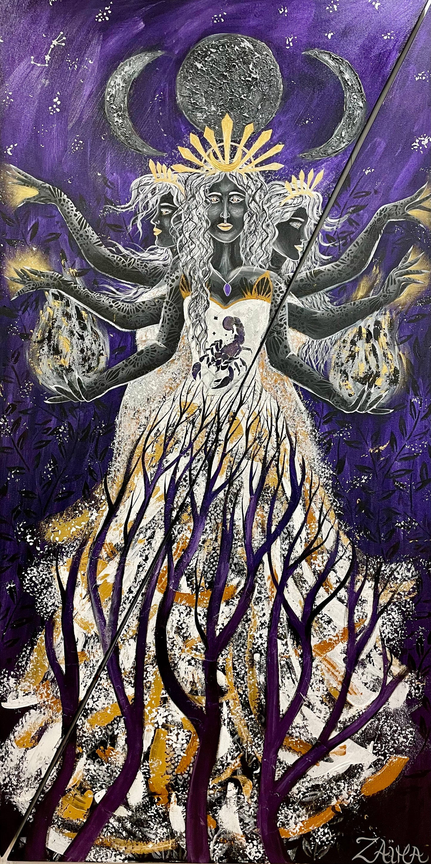 Déesse Hécate, signe astrologique Scorpion