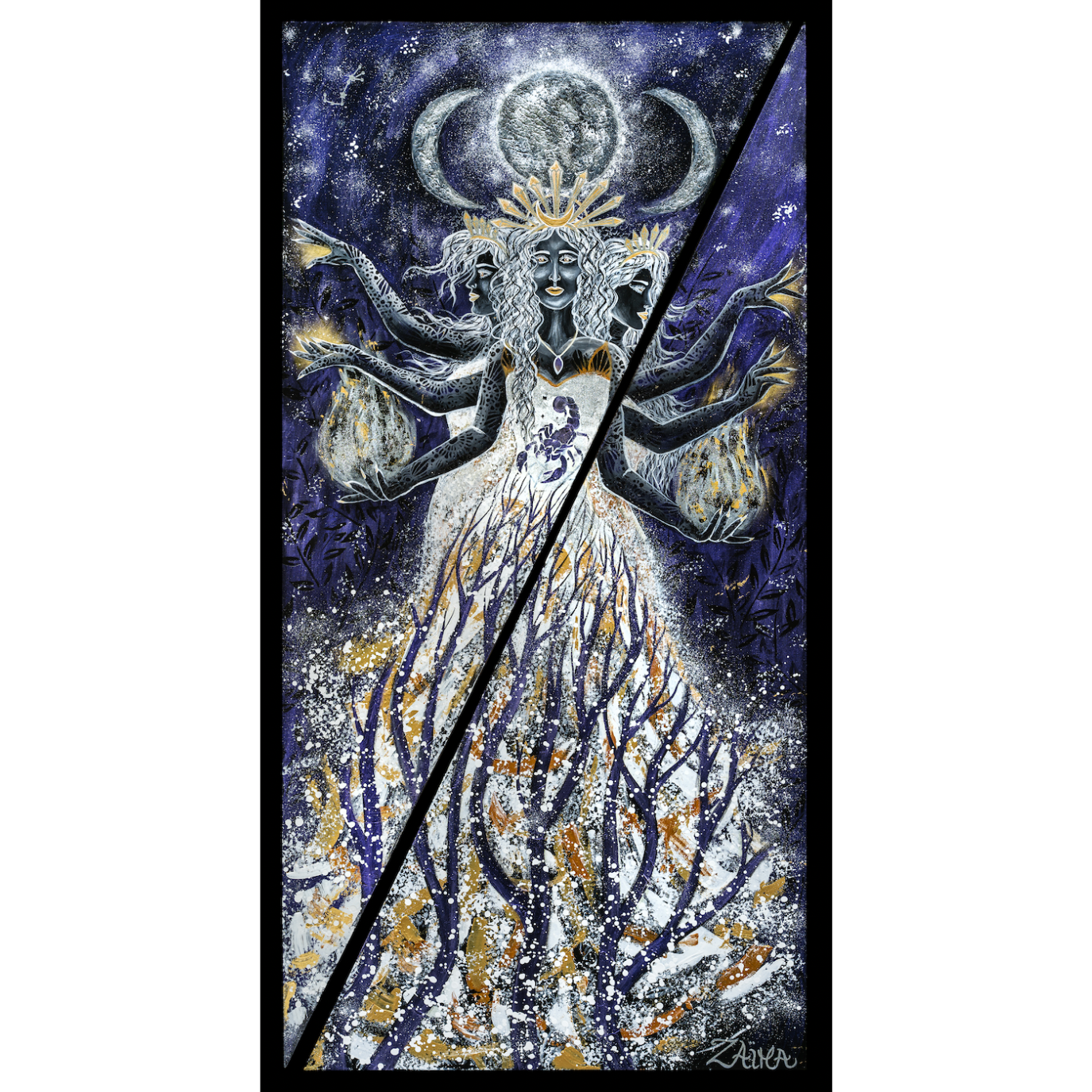 Hécate, signe astro scorpion - Print
