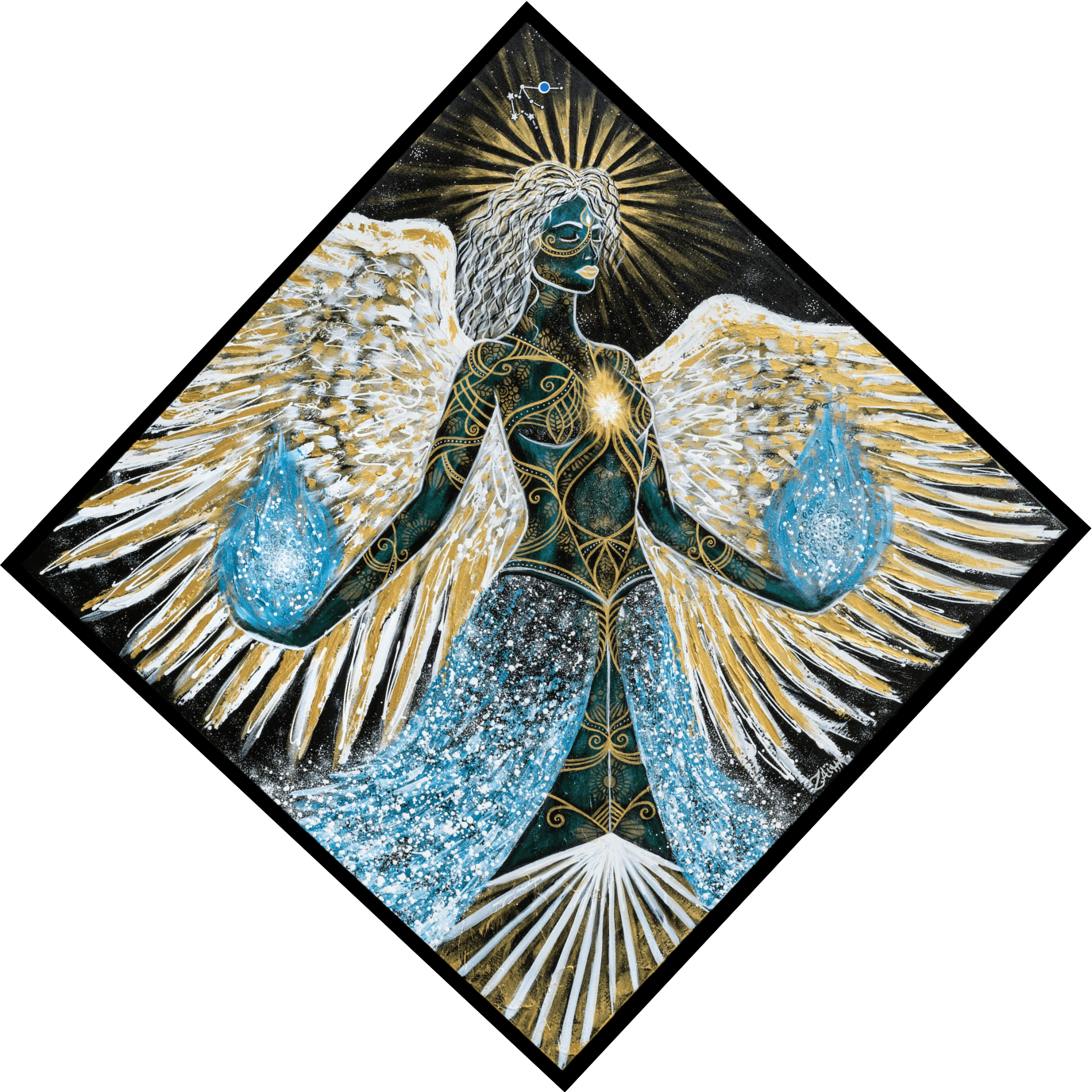 Célesta, Elpis - signe astro verseau - Print