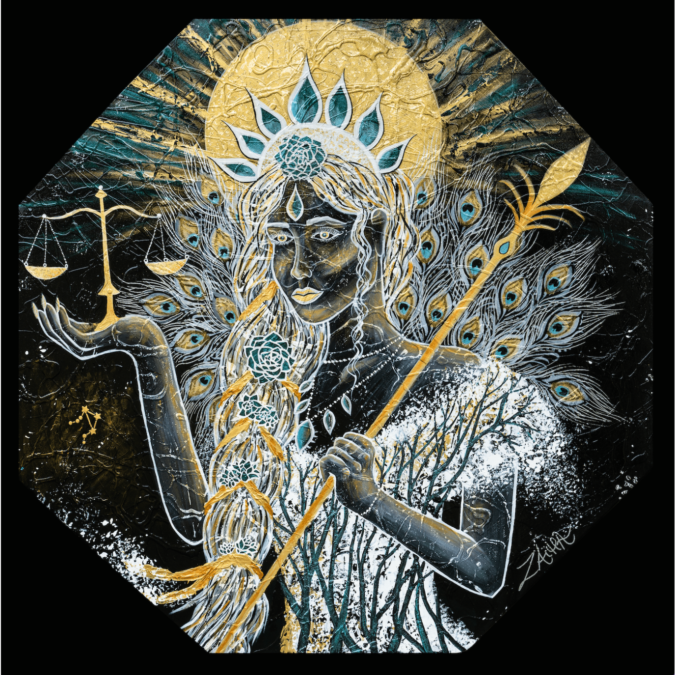 Hera, signe astro balance- Print