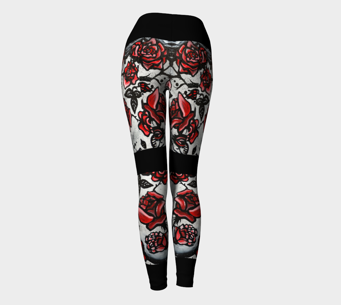 LEGGING SPORT #20 Les Roses Rouges