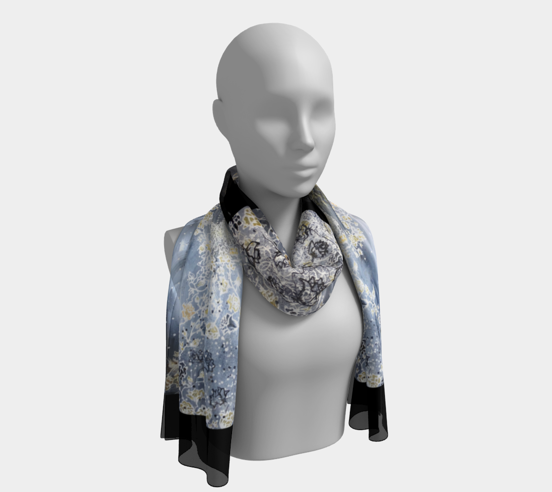 Foulard #6 Nouvelle Lune or