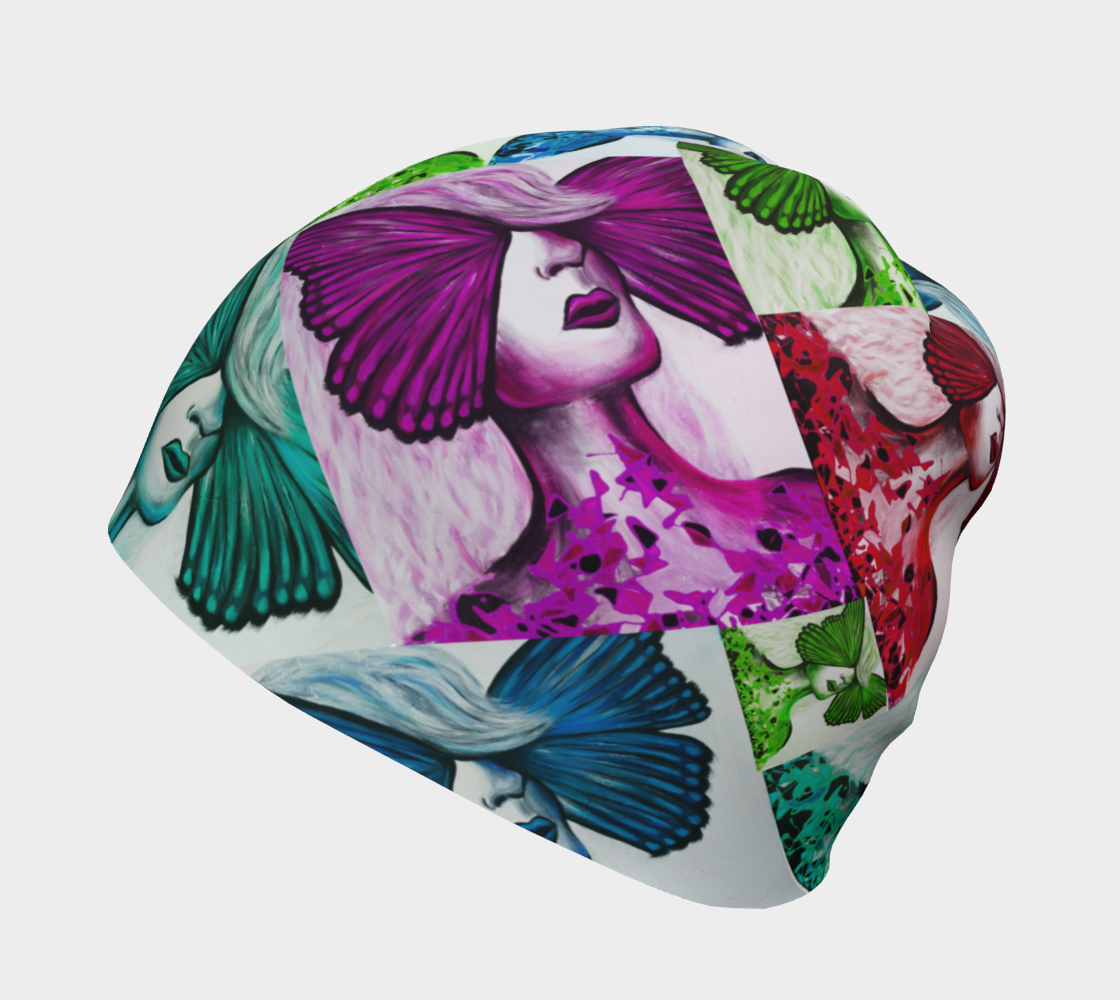 Tuque #9 Chrysalide colorée