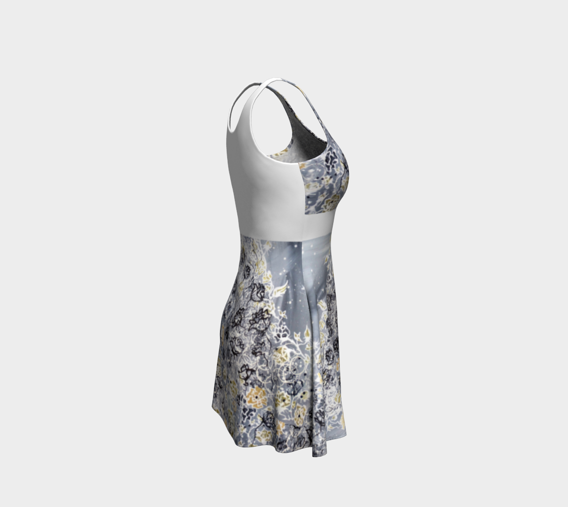 Robe #19 Fleurs dorées