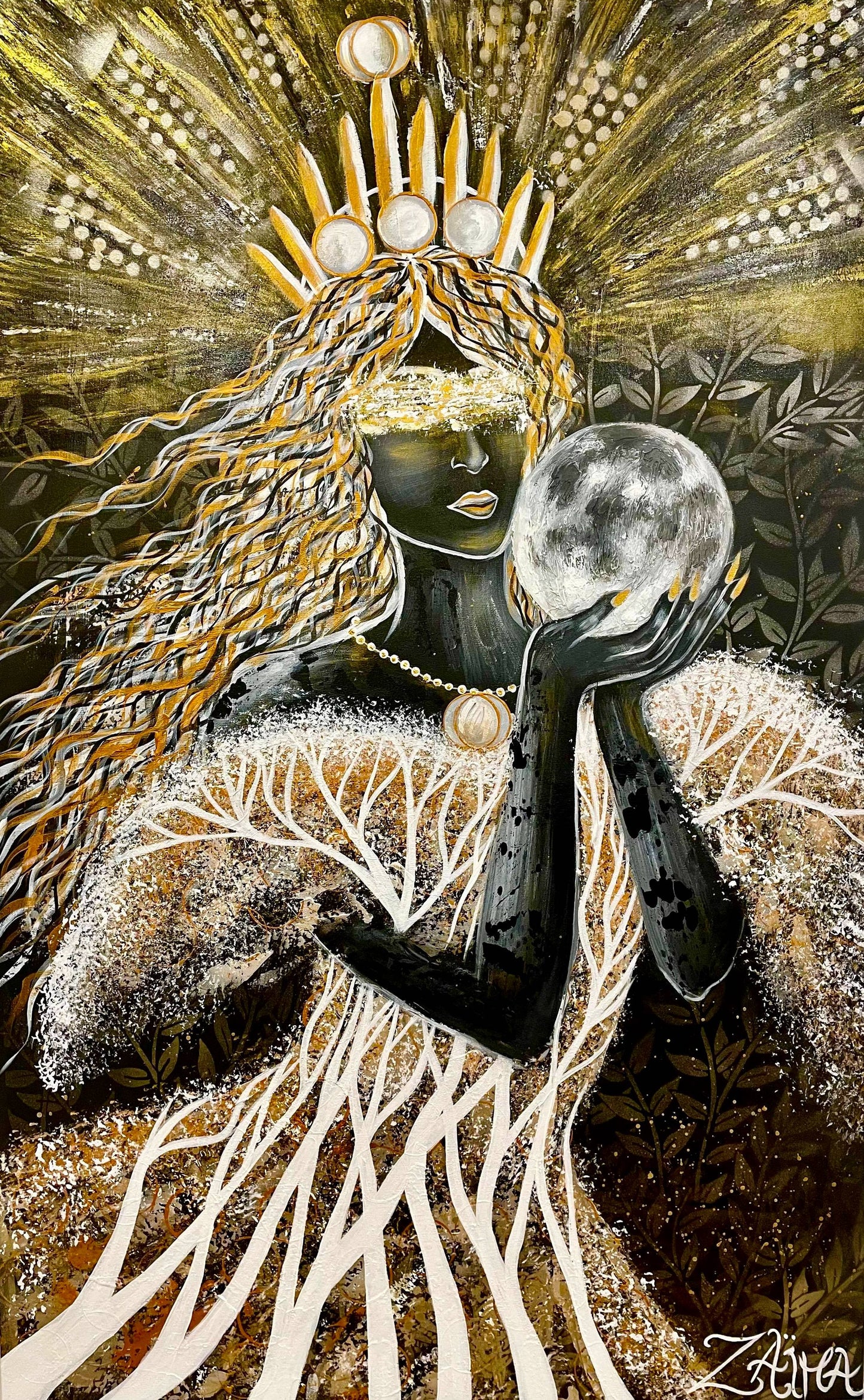 La déesse de l'intuition lunaire