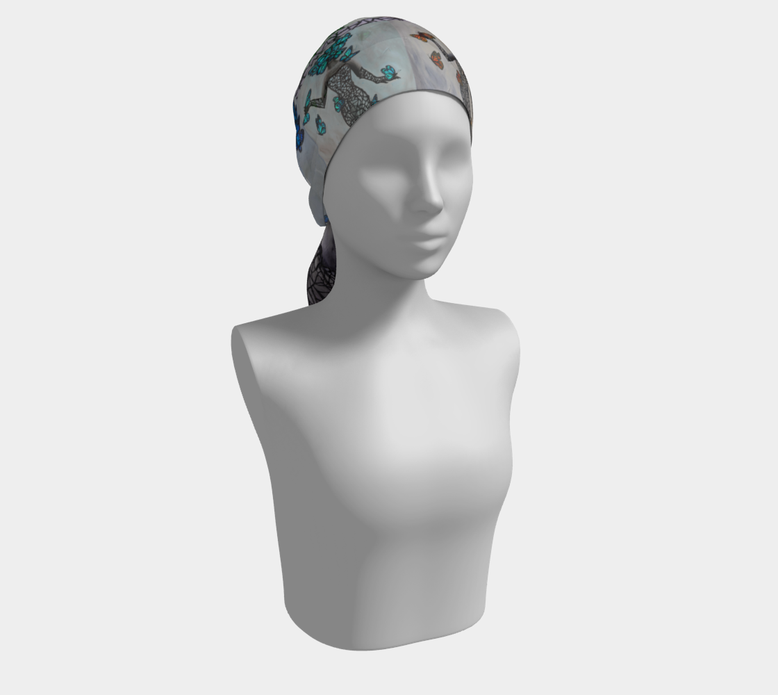 Foulard #5 Dame nature et ses monarques
