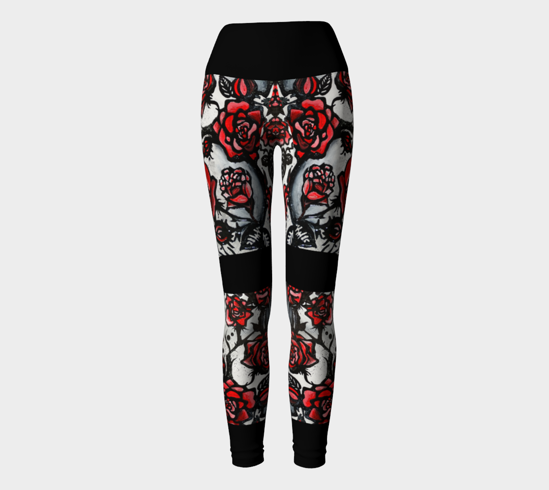 LEGGING SPORT #20 Les Roses Rouges