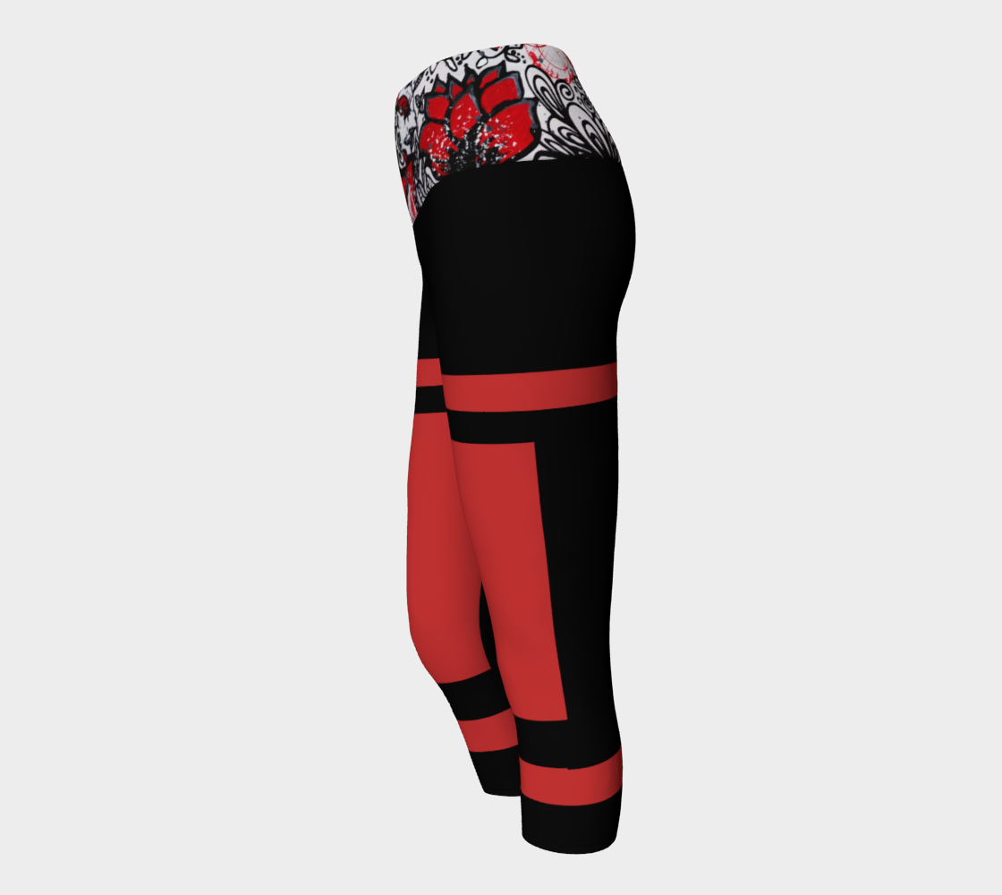 LEGGING CAPRI #5 Rouge Vif