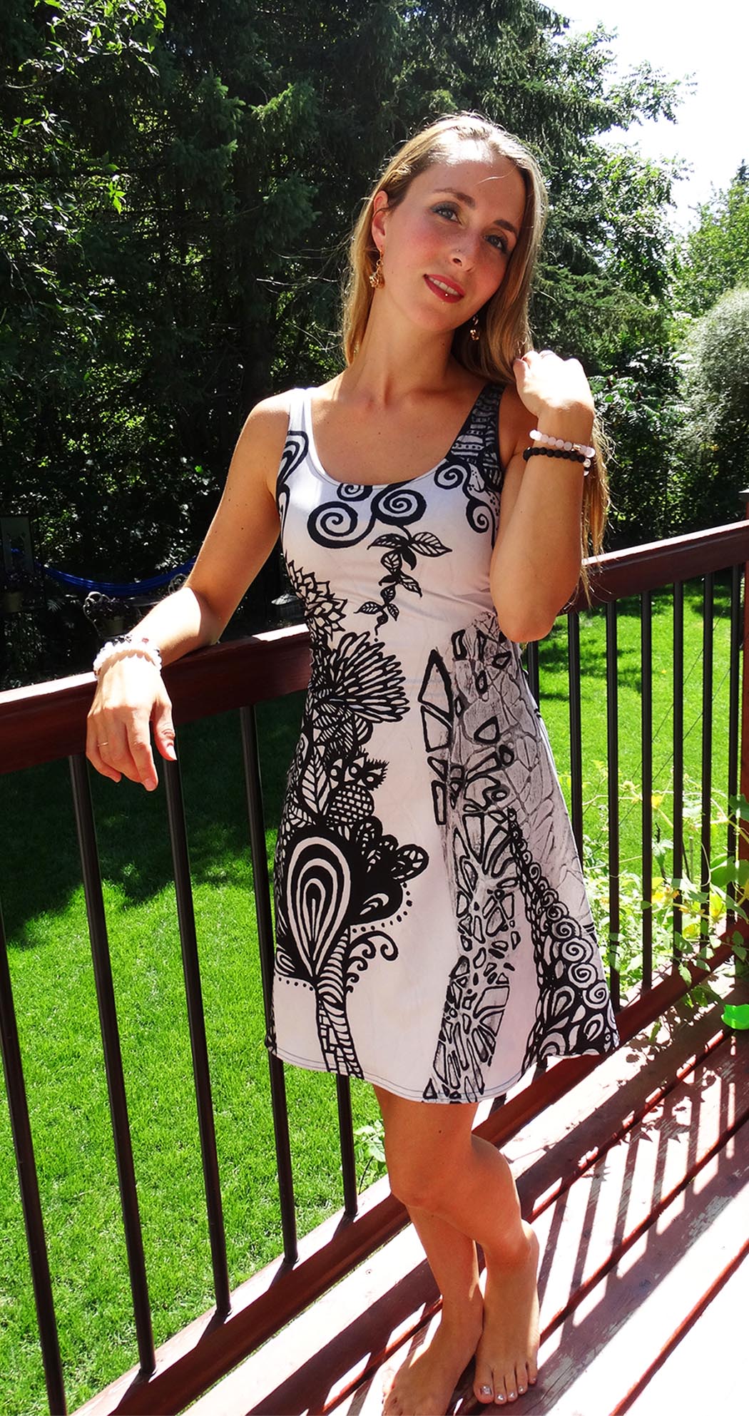 #1 Robe Sirène mosaïque