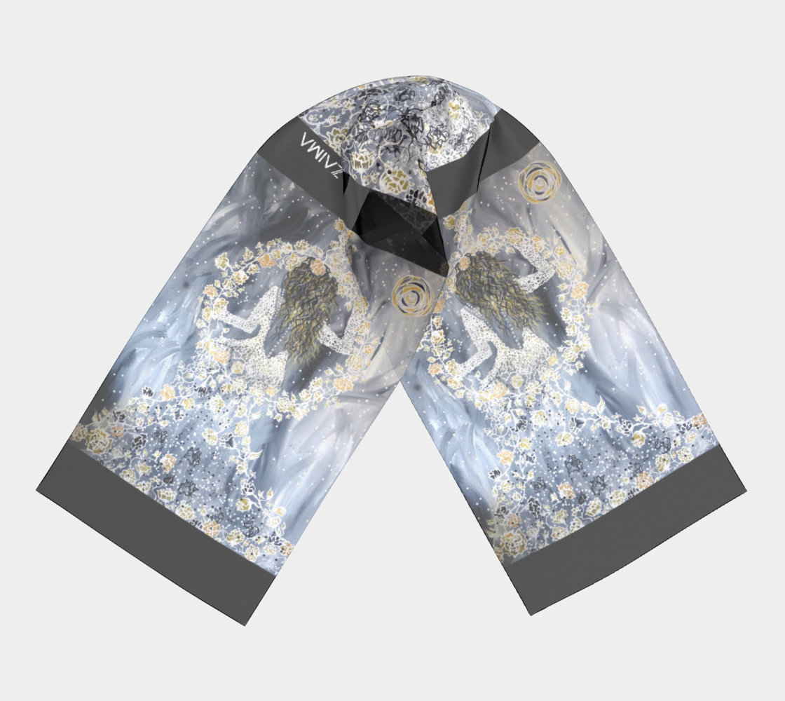 Foulard #6 Nouvelle Lune or