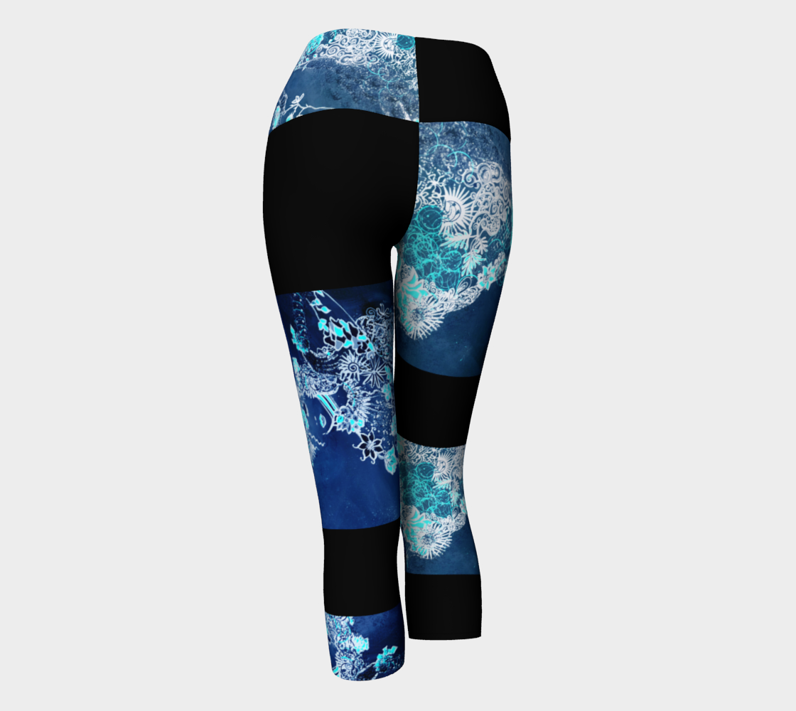 LEGGING CAPRI #10 Bleu Royal 2