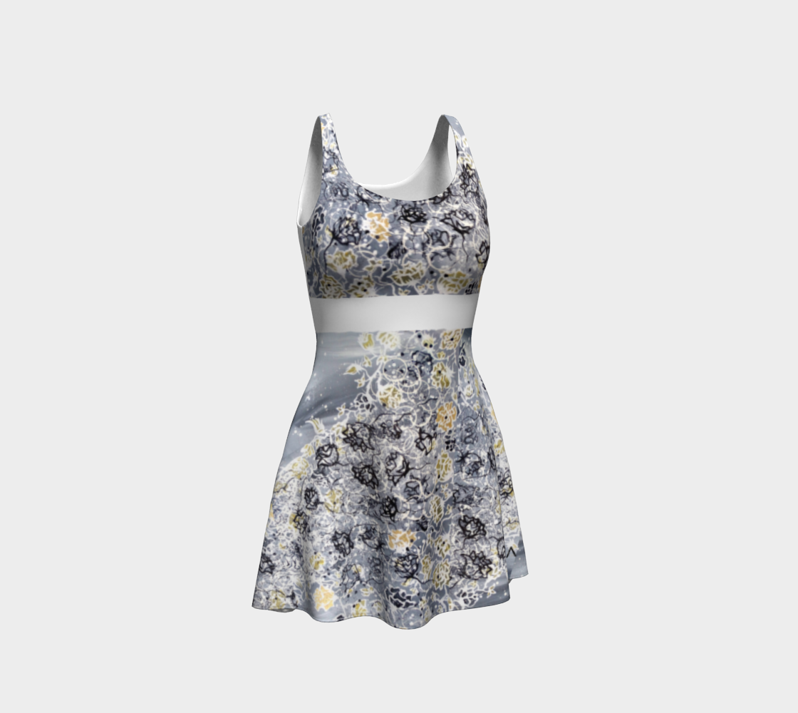 Robe #19 Fleurs dorées