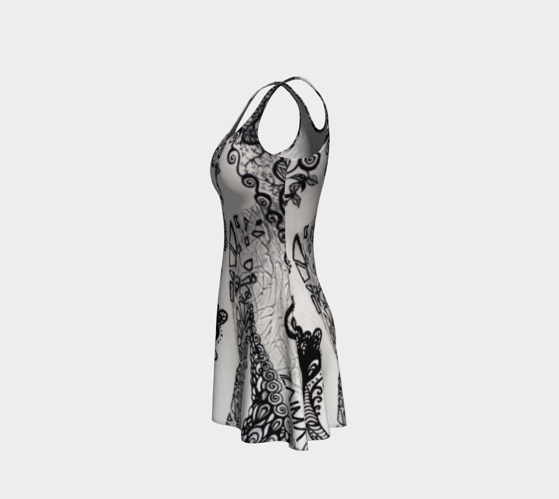 #1 Robe Sirène mosaïque