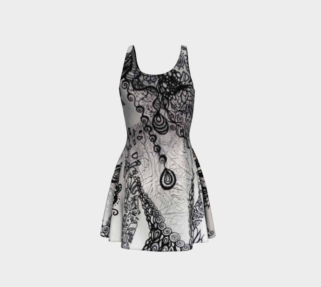#1 Robe Sirène mosaïque