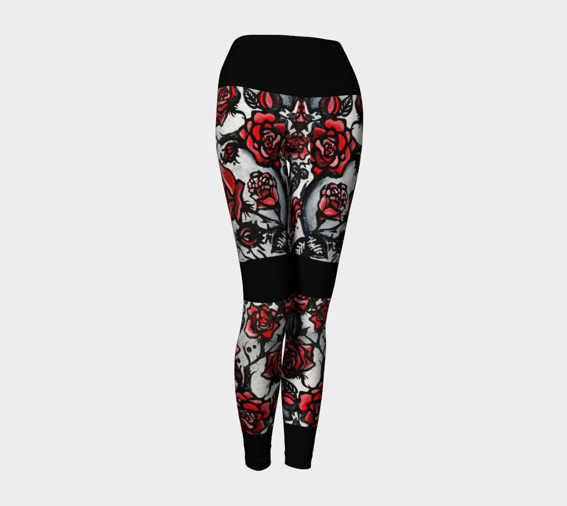LEGGING SPORT #20 Les Roses Rouges