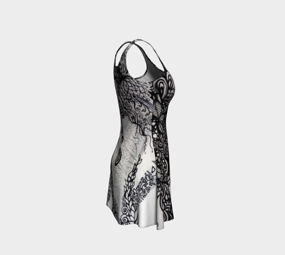 #1 Robe Sirène mosaïque