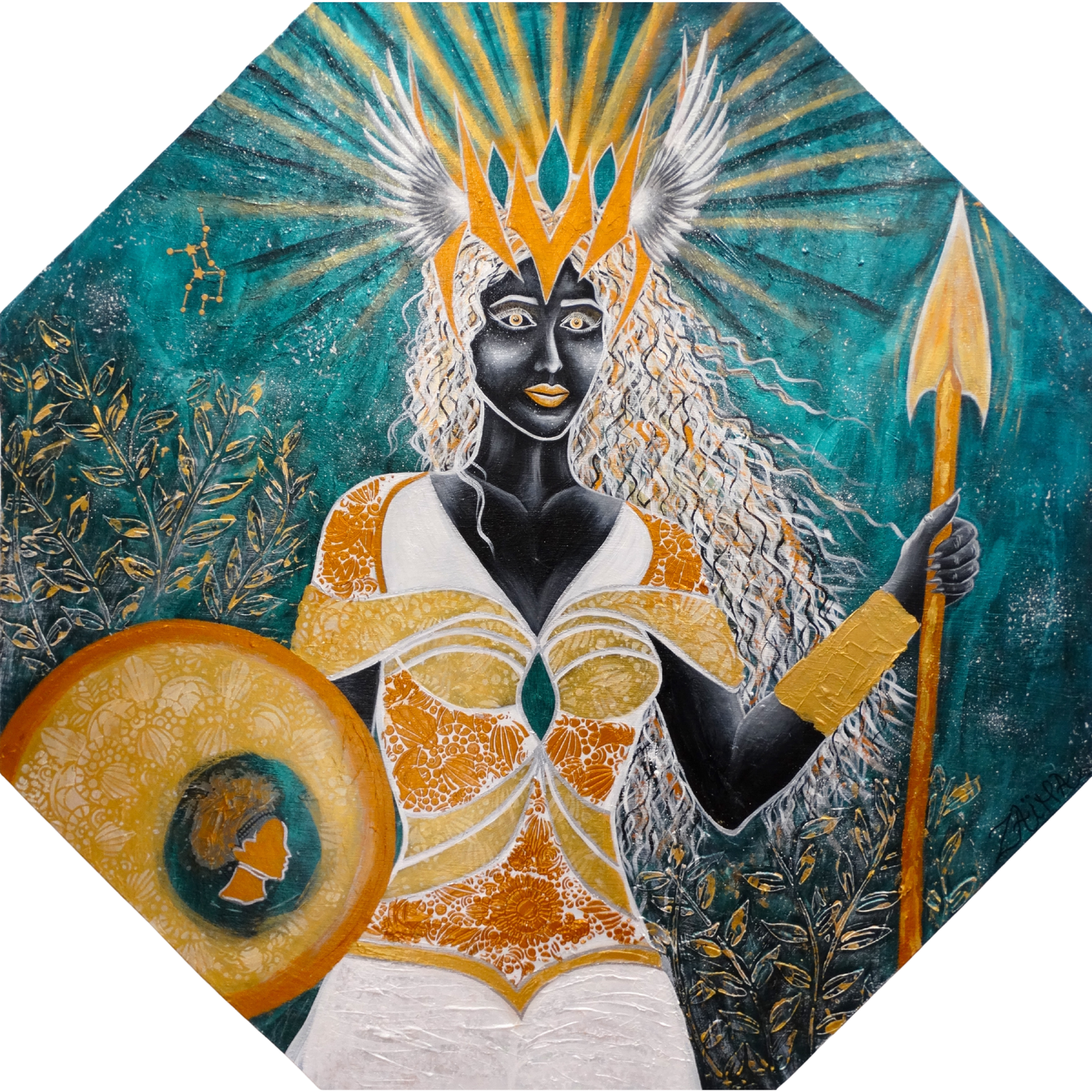 Déesse Athéna, signe astrologique Vierge