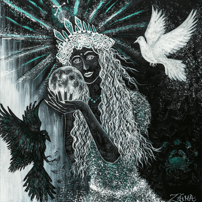 Déesse Séléné, signe astrologique Cancer