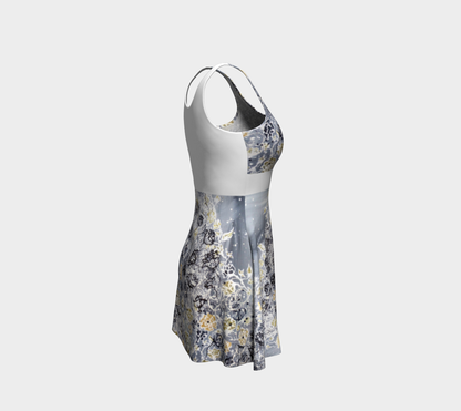Robe #19 Fleurs dorées