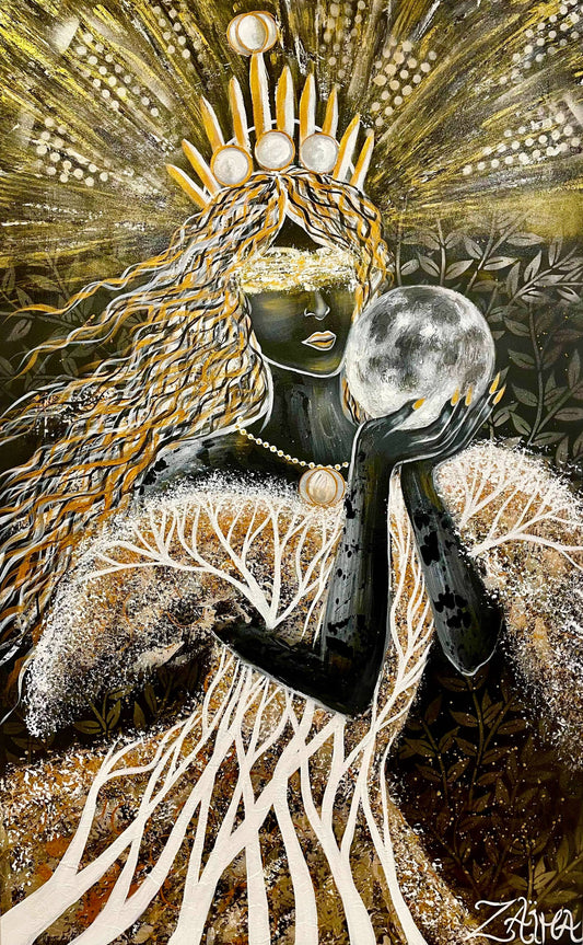 La déesse de l'intuition lunaire