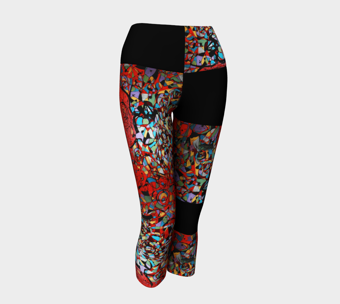 LEGGING CAPRI #9 Rouge coloré