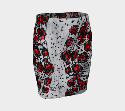 Jupe #7 Les roses rouges