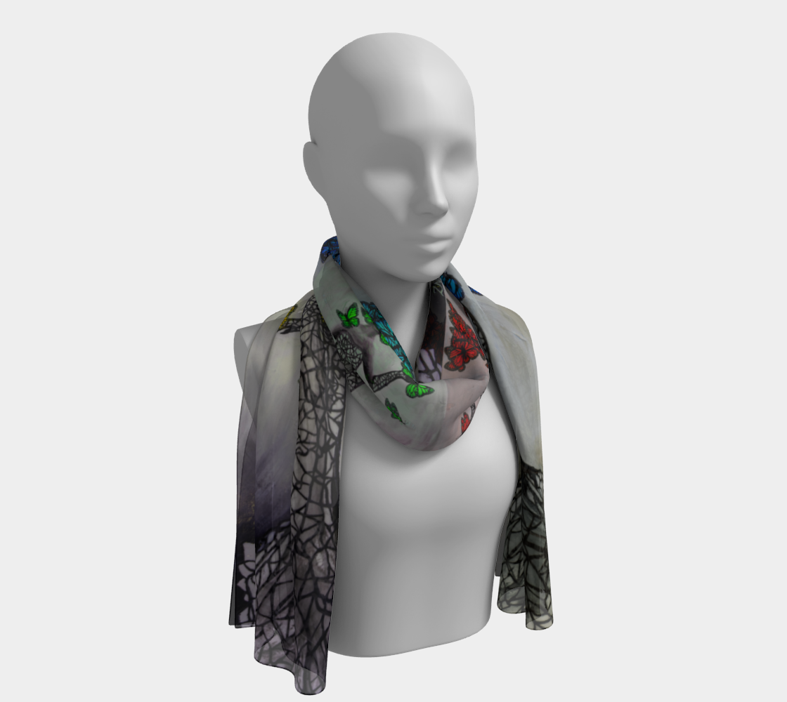 Foulard #5 Dame nature et ses monarques