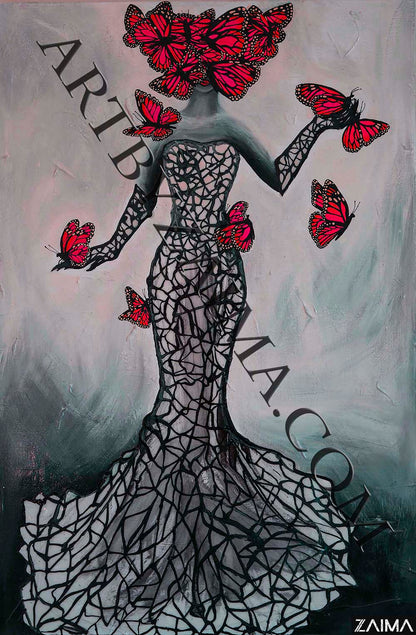 Dame nature et ses monarques rouges