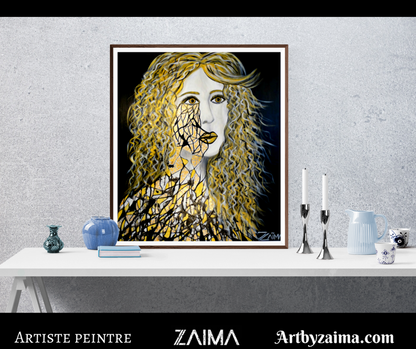 Amazone en or