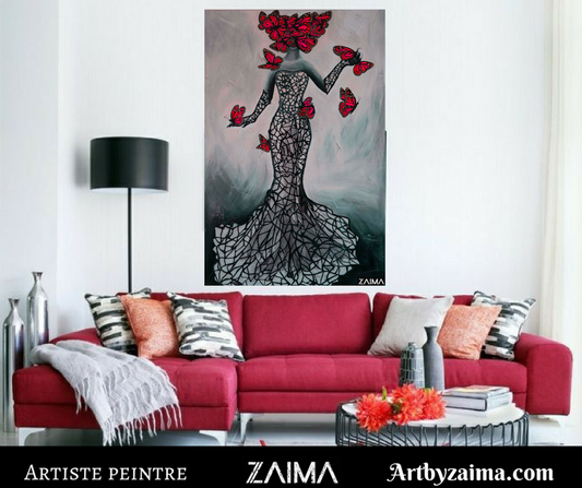 Dame nature et ses monarques rouges