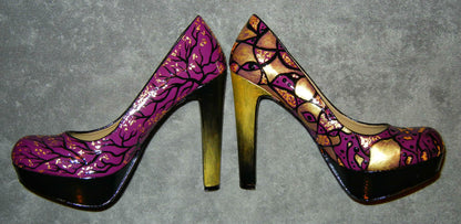 Chic purple gold