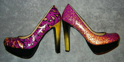 Chic purple gold