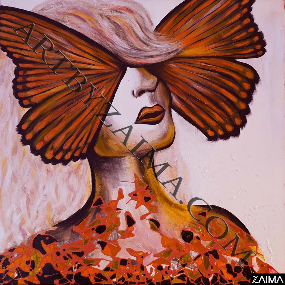 Chrysalide orange