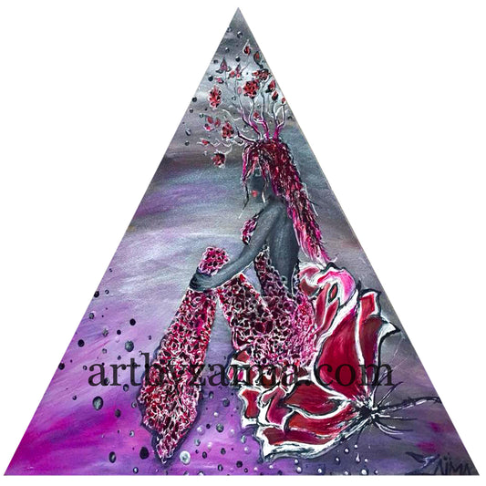 La nymphe et la rose